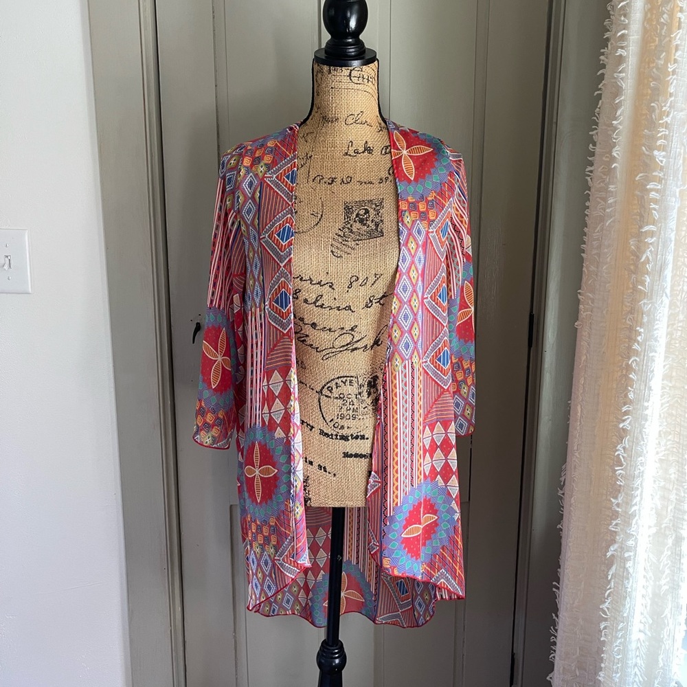 Urban Outfitters Geometric Print Kimono